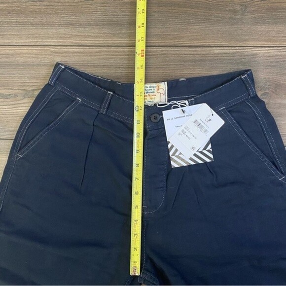 Sandrine Rose x Free People French Worker patch pants NWT Womens Sz 29 - Picture 10 of 15